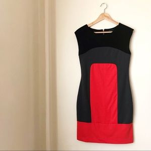 Banana Republic color block sheath dress